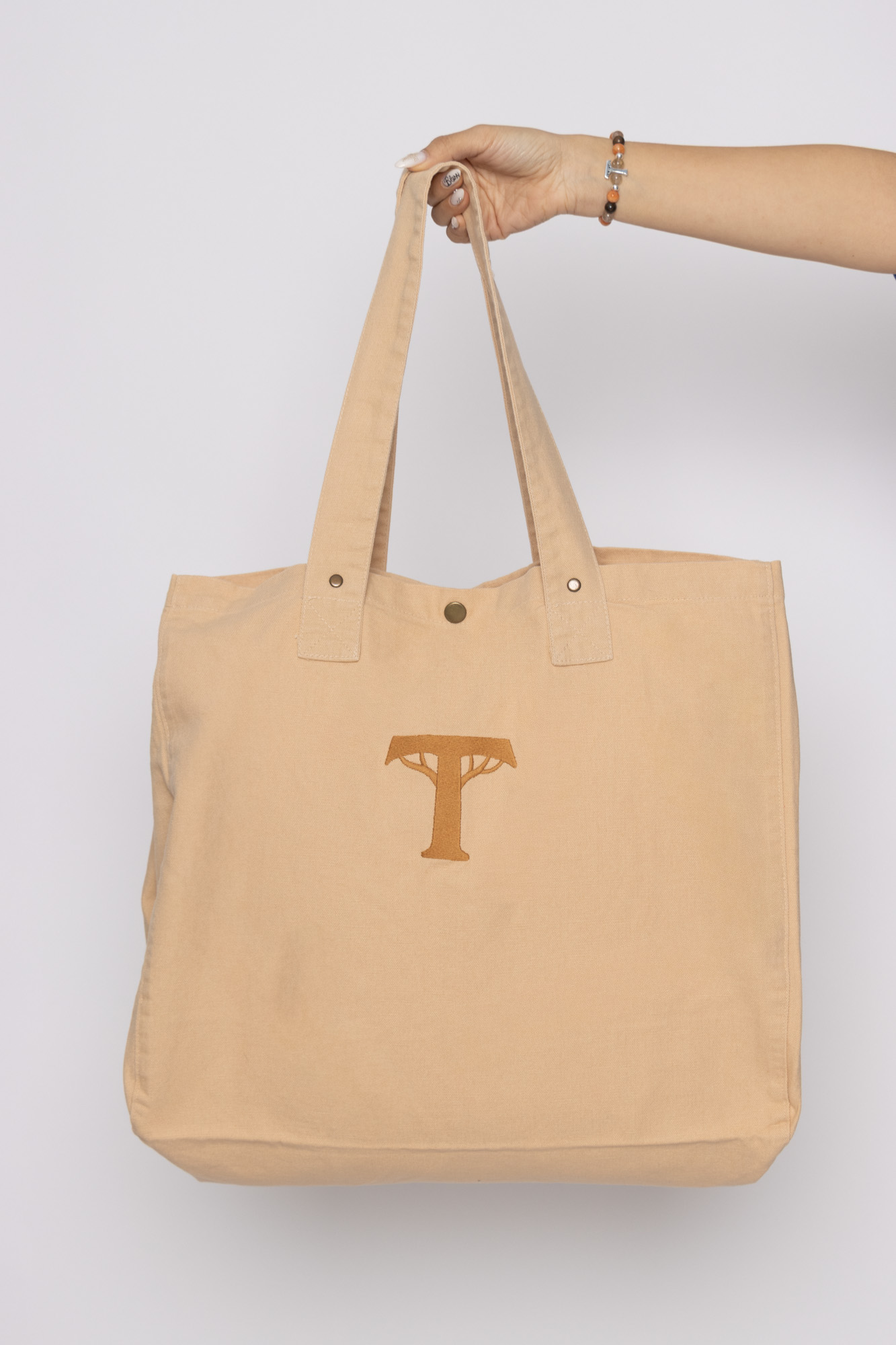 Bolso shopper 100% algodón- gran capacidad (Alegría)