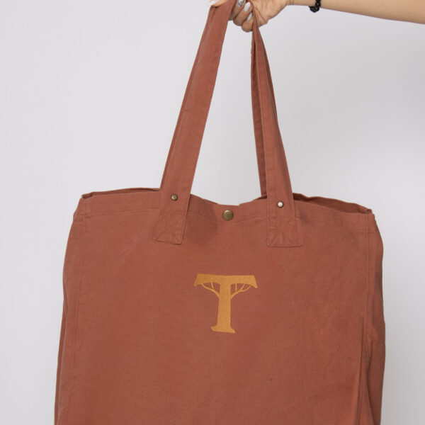 Bolso shopper 100% algodón- gran capacidad (Alegría)