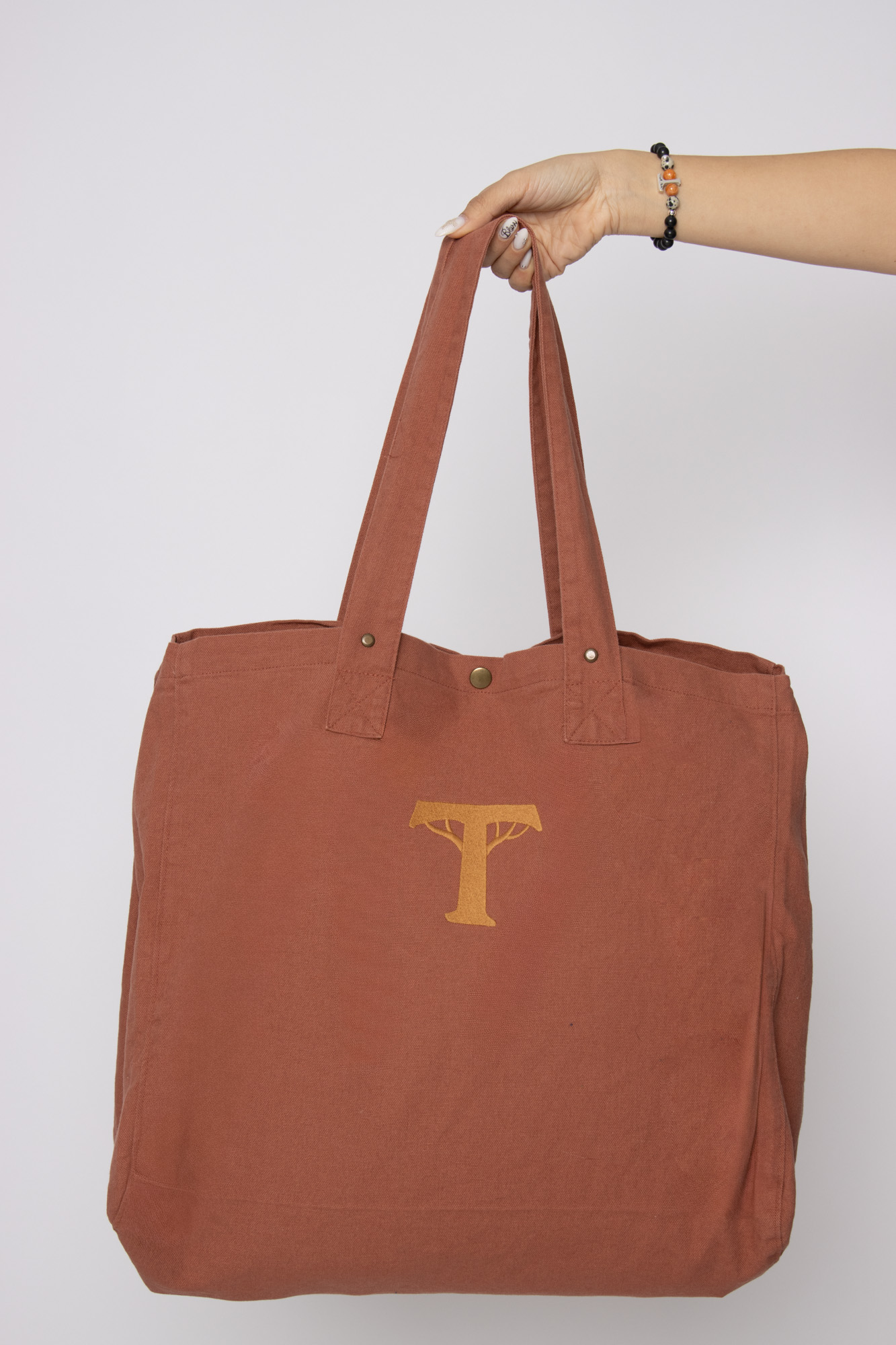 Bolso shopper 100% algodón- gran capacidad (Alegría)