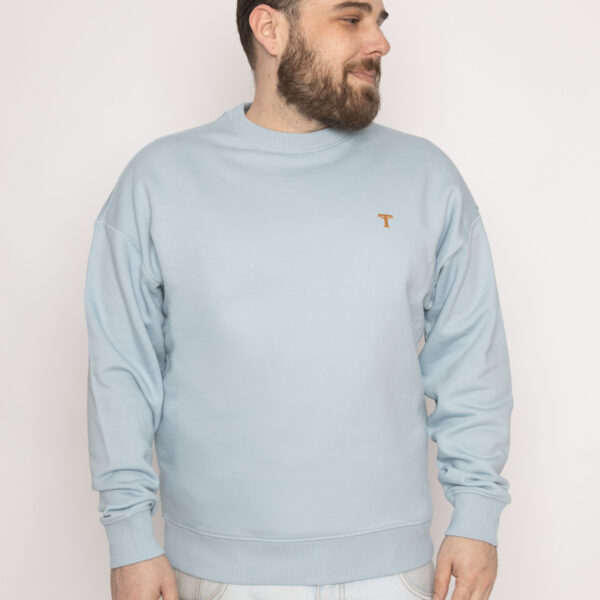 Sudadera en algodón orgánico y poliéster reciclado- unisex (Calma)