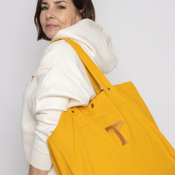 Bolso shopper 100% algodón- gran capacidad (Confianza)
