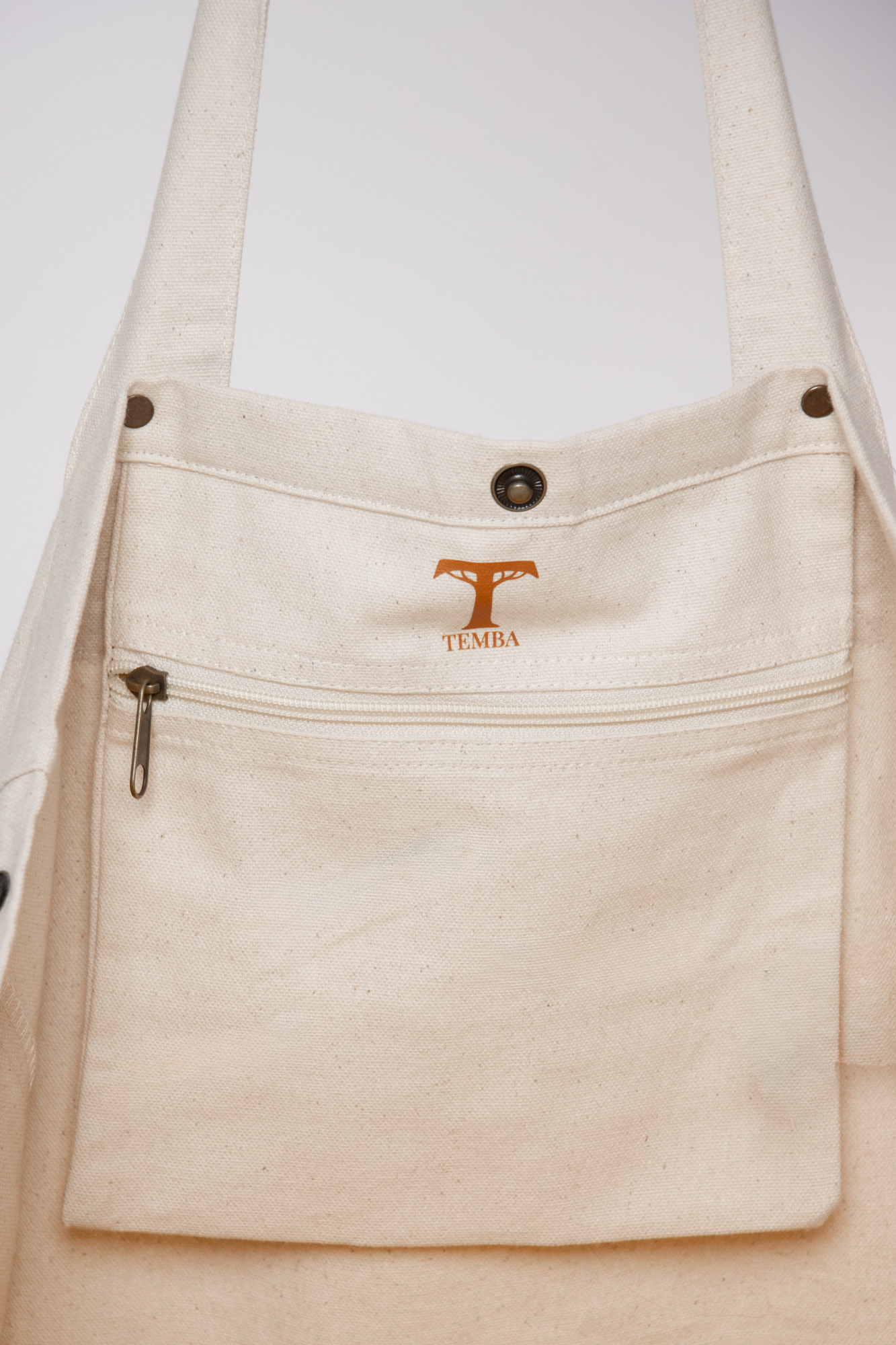 Bolso shopper 100% algodón- gran capacidad, color blanco amanecer (Nuevos comienzos) - Imagen 4