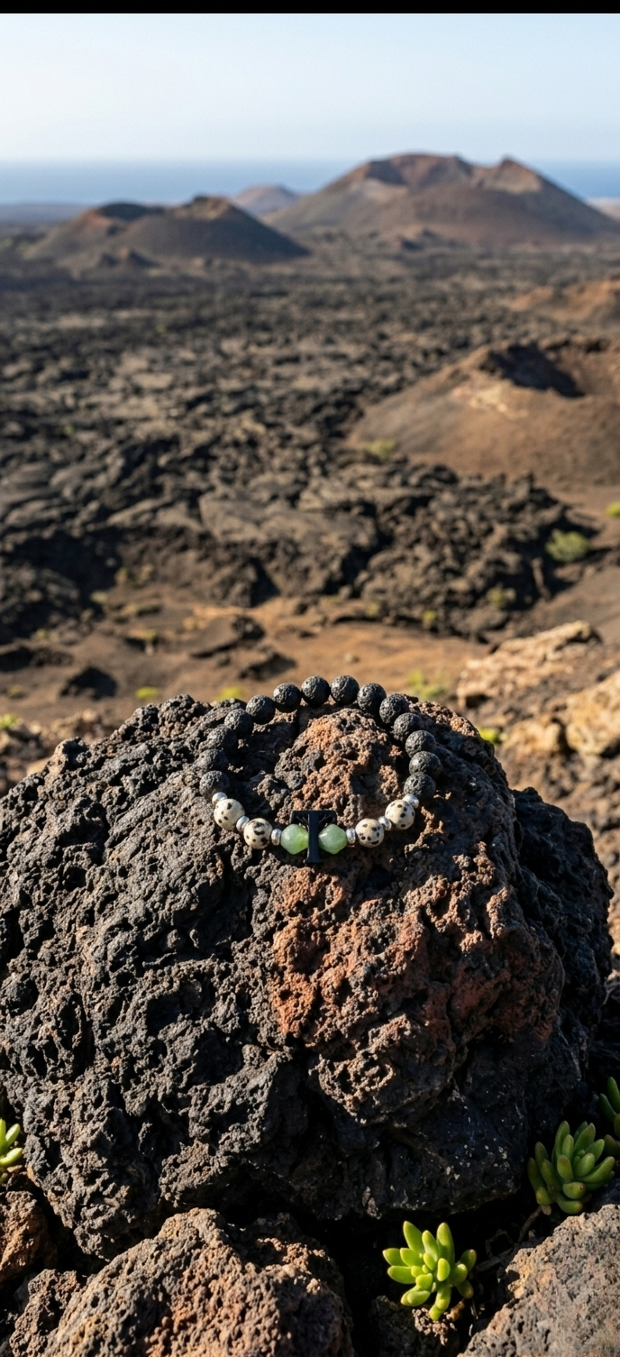 Pulsera Janubio con Lanzarote de fondo